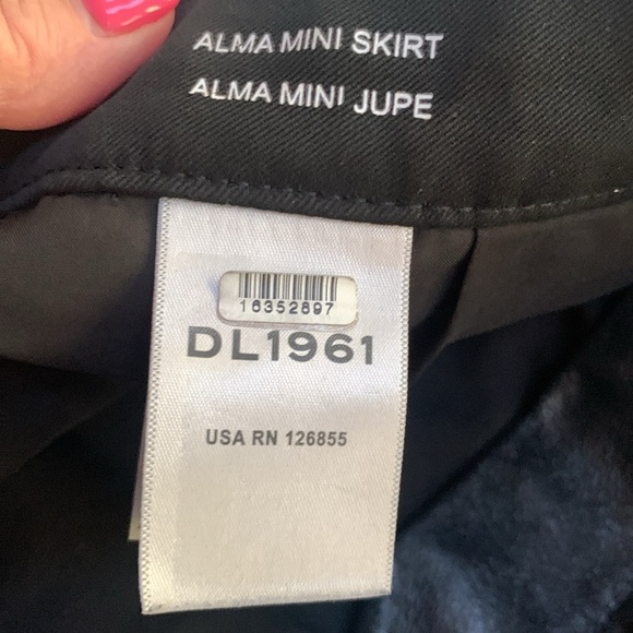 DL1961 Leather Mini Skirt Alma 28 - Picture 11 of 13